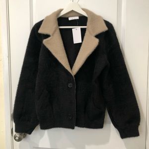 OAK + FORT Fluffy Knit Cardigan